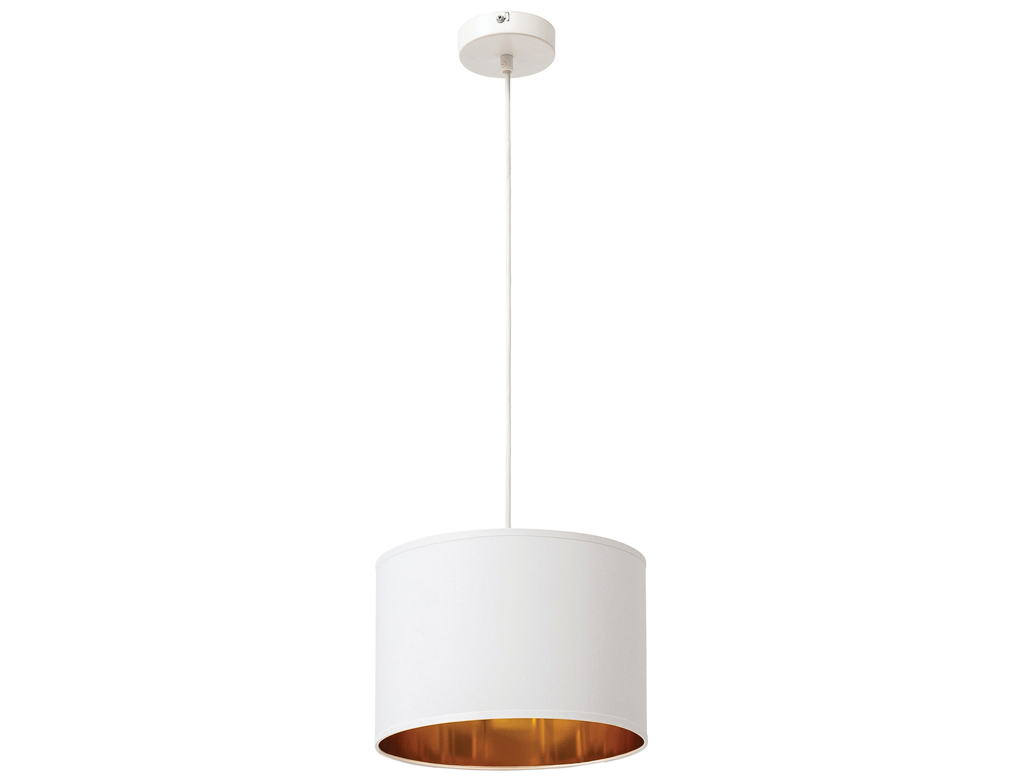Vespillo, 25x25x110cm zavesená 1 biely/zlatý