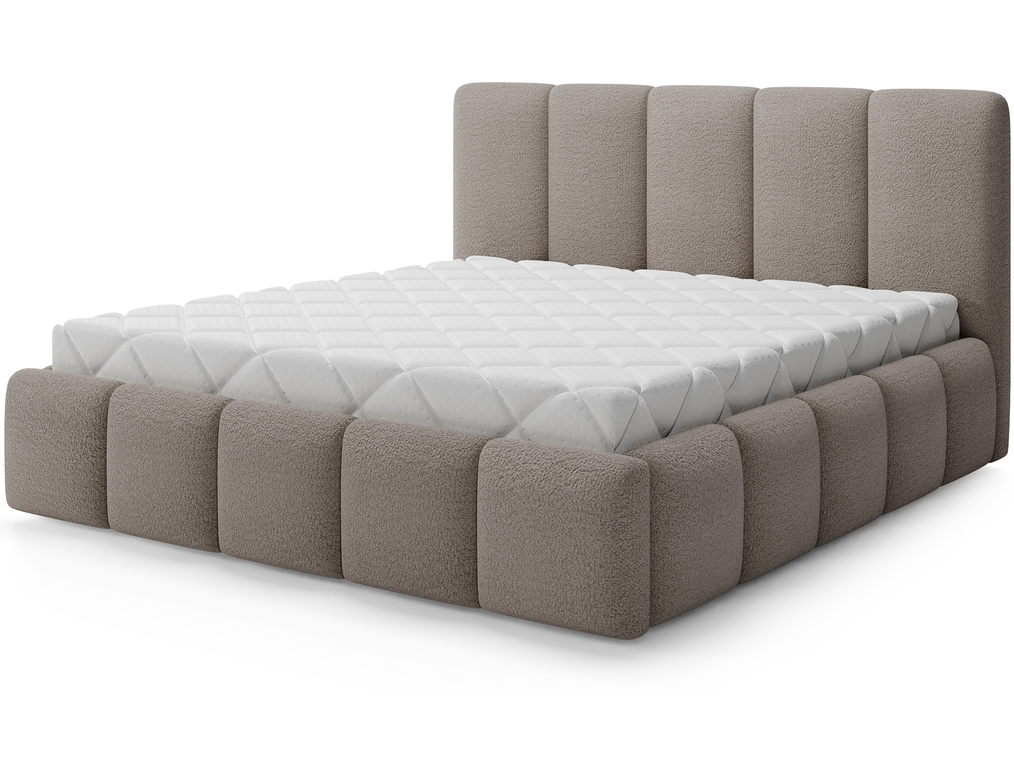 Postel Edvige + drevený karkas 140x200