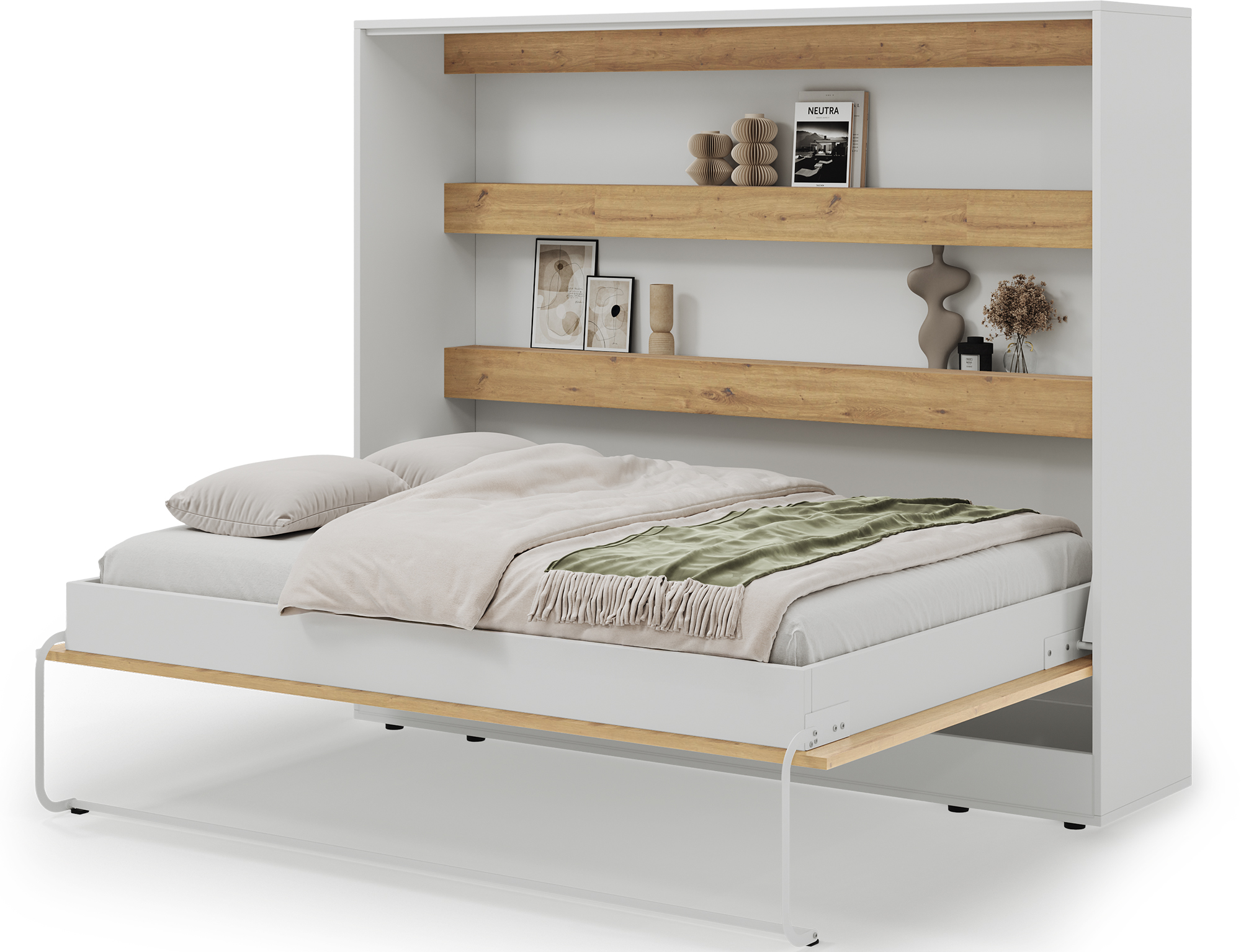 Devesto Sklápacia posteľ Horizontálna 140 Dub Artisan