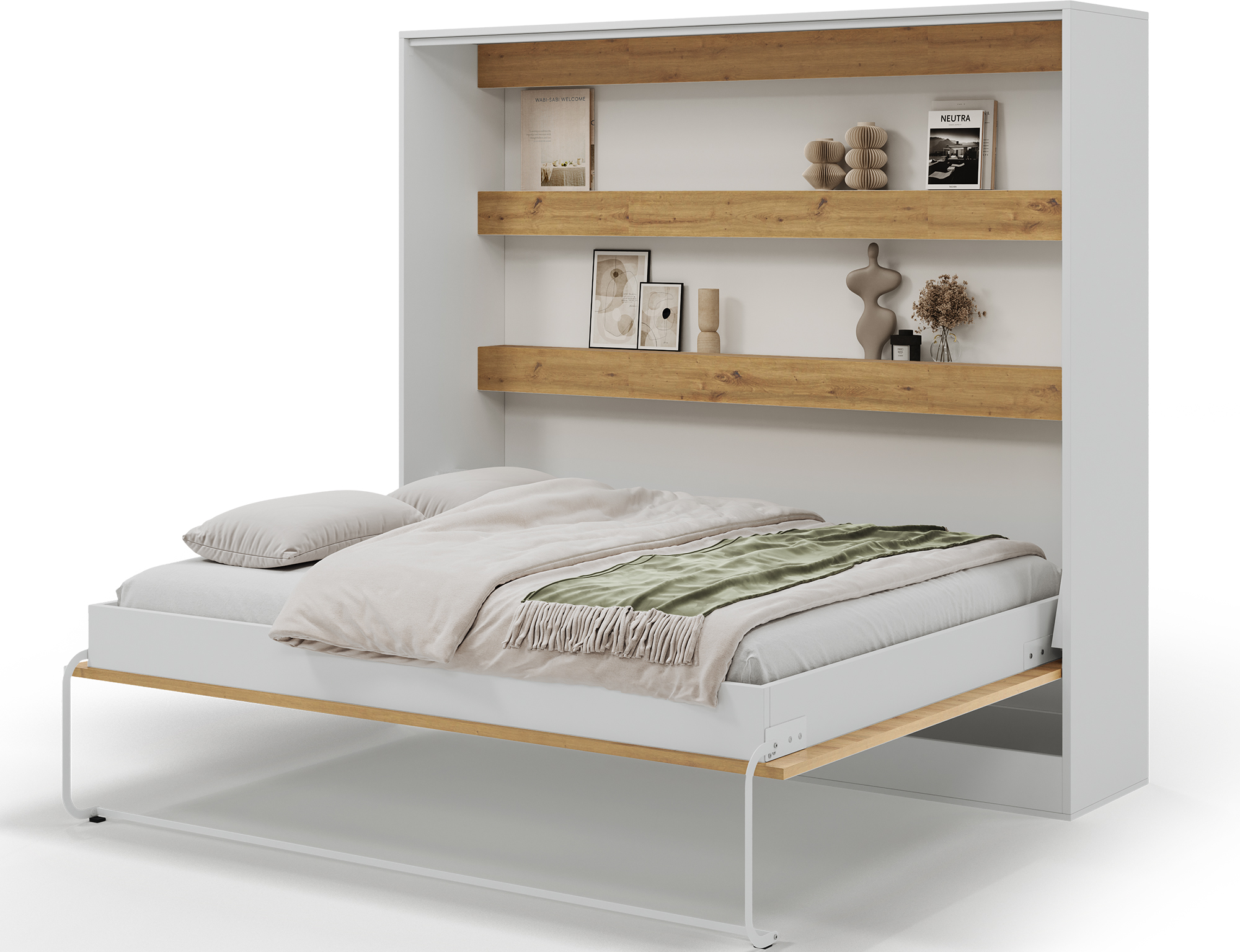 Devesto Sklápacia posteľ Horizontálna 160 Dub Artisan