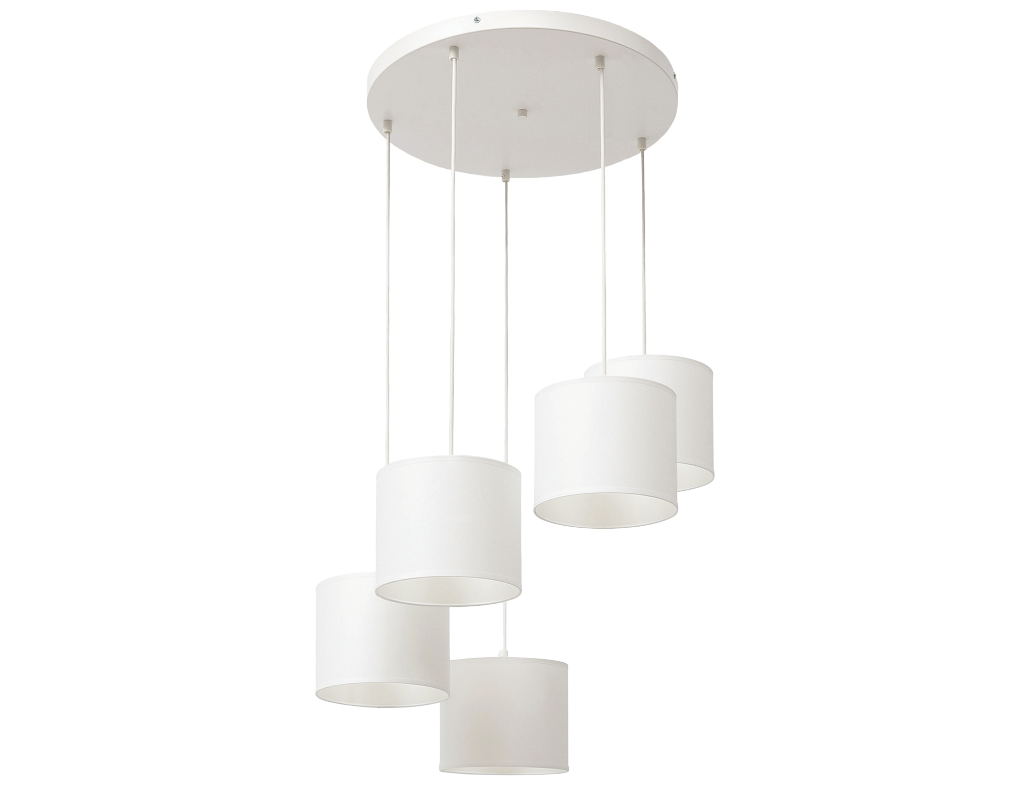 Vespillo, 58x58x115cm zavesená 5 biely